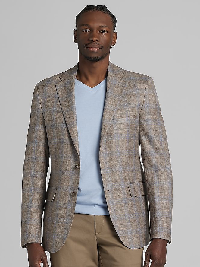 TMW_17EP_65_JOSEPH_ABBOUD_SPORT_COATS_TAN_PLAID_WITH_BLUE_MAIN