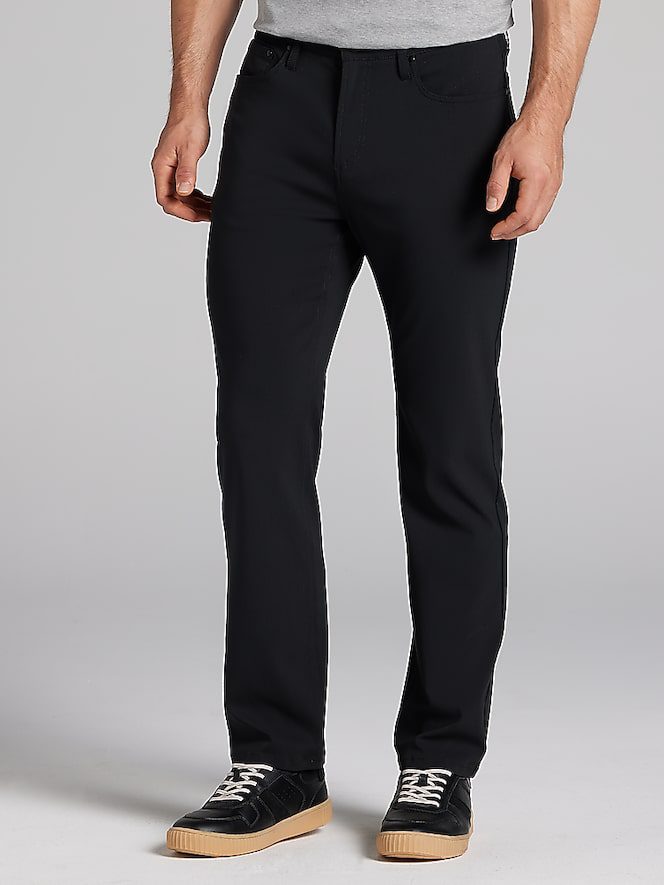 TMW_23BK_02_AWEARNESS_KENNETH_COLE_CASUAL_PANTS_BLACK_MAIN