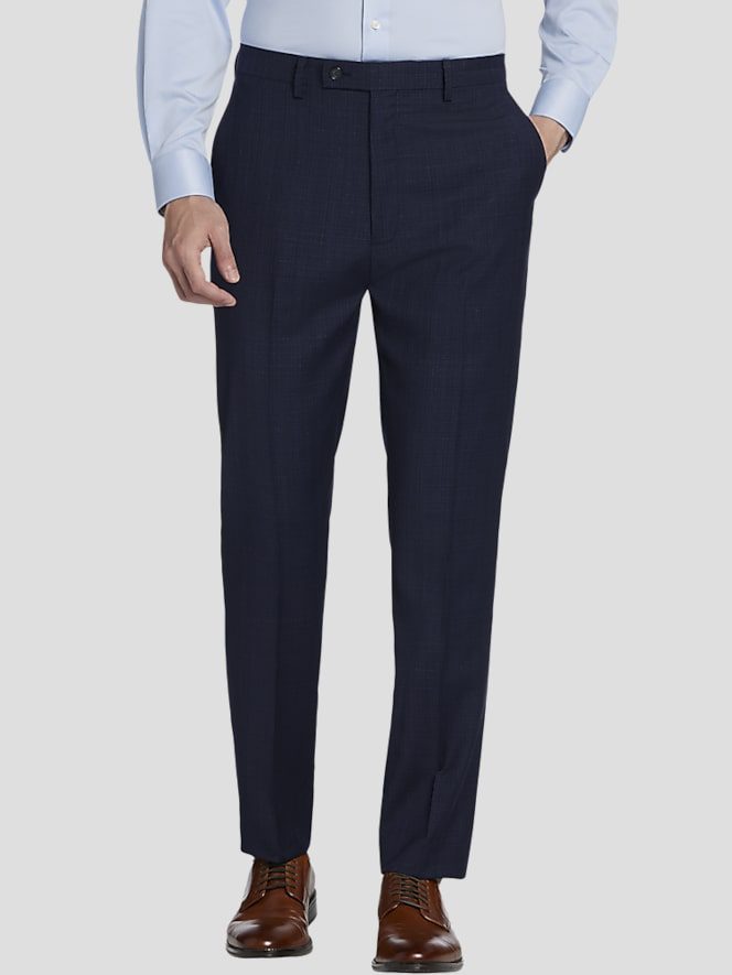 TMW_333B_61_CALVIN_KLEIN_SUIT_PANTS_NAVY_WINDOWPANE_MAIN