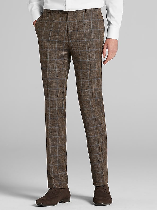 TMW_38B8_63_PAISLEY_GRAY_SUIT_PANTS_BROWN_BLUE_PLAID_MAIN
