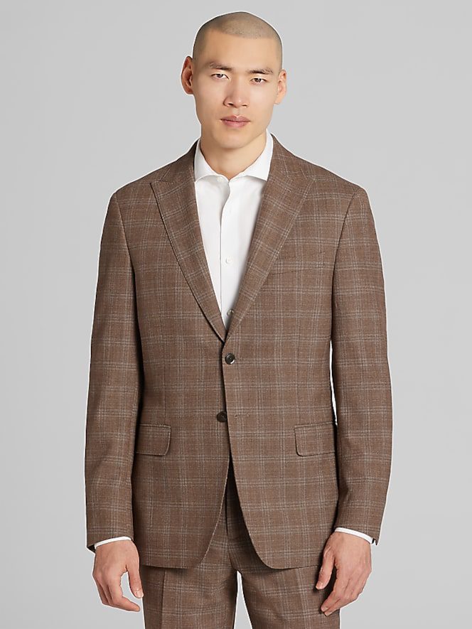 TMW_3B1A_63_JOE_JOSEPH_ABBOUD_SUIT_JACKETS_LT_BROWN_PLAID_MAIN