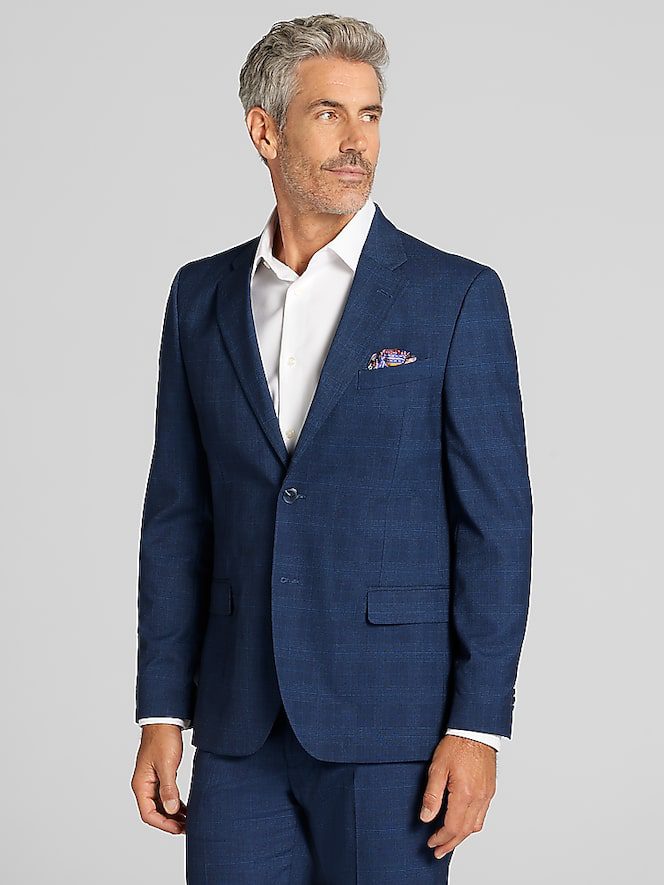 TMW_3BVD_67_NAUTICA_2_PIECE_SUITS_BLUE_PLAID_MAIN