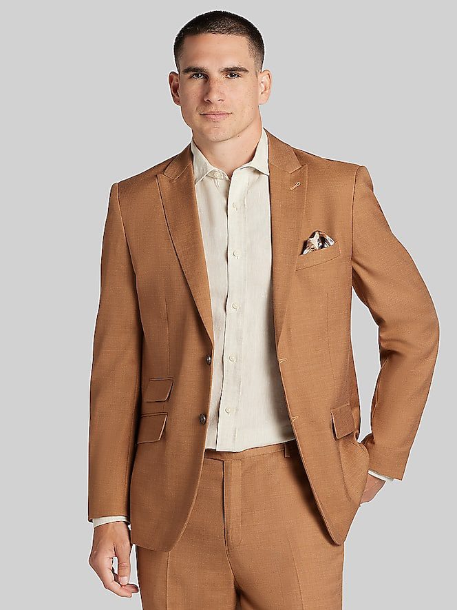 TMW_3BYW_03_PAISLEY_GRAY_2_PIECE_SUITS_BROWN_SOLID_MAIN