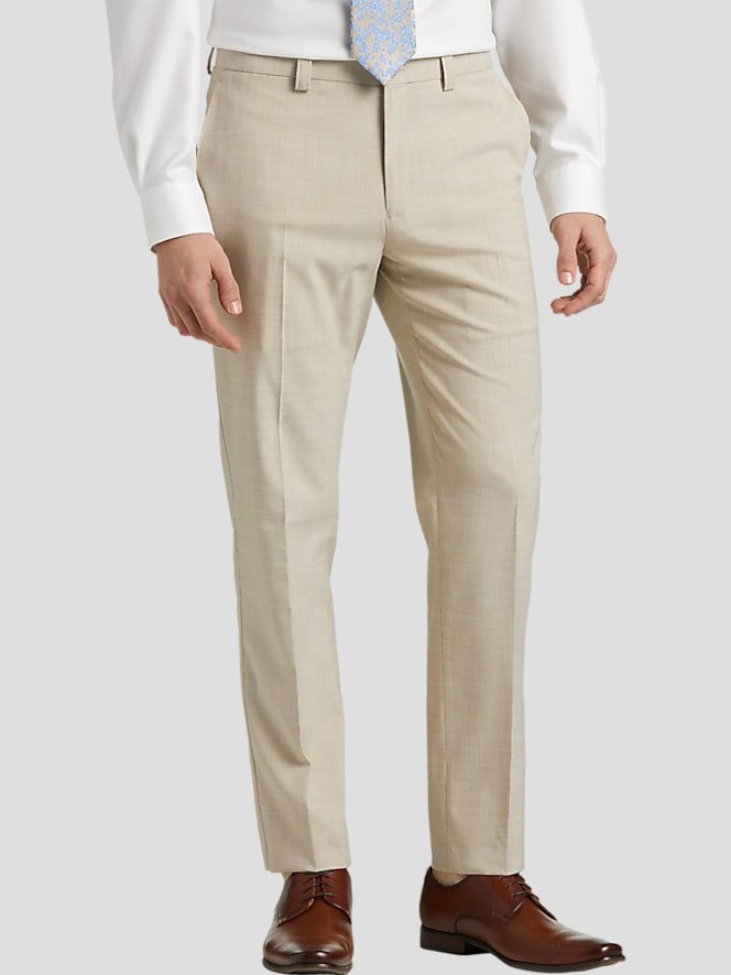 TMW_3XCX_05_MICHAEL_KORS_SUIT_PANTS_TAN_SOLID_MAIN