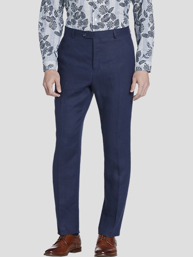 TMW_3YGV_01_TOMMY_HILFIGER_SUIT_PANTS_NAVY_SOLID_MAIN