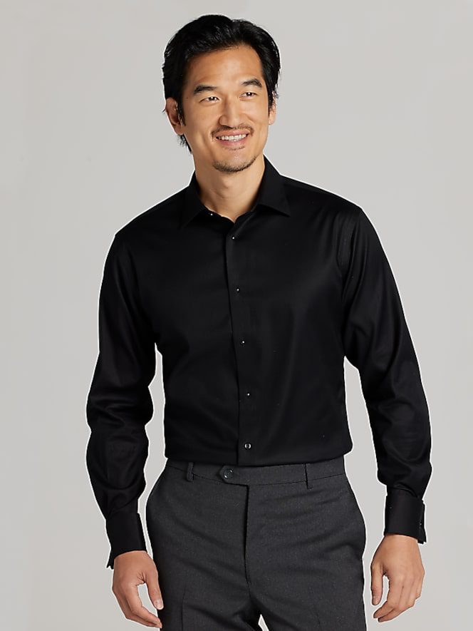 TMW_5B8L_08_PRONTO_UOMO_FORMAL_SHIRTS_BLACK_MAIN