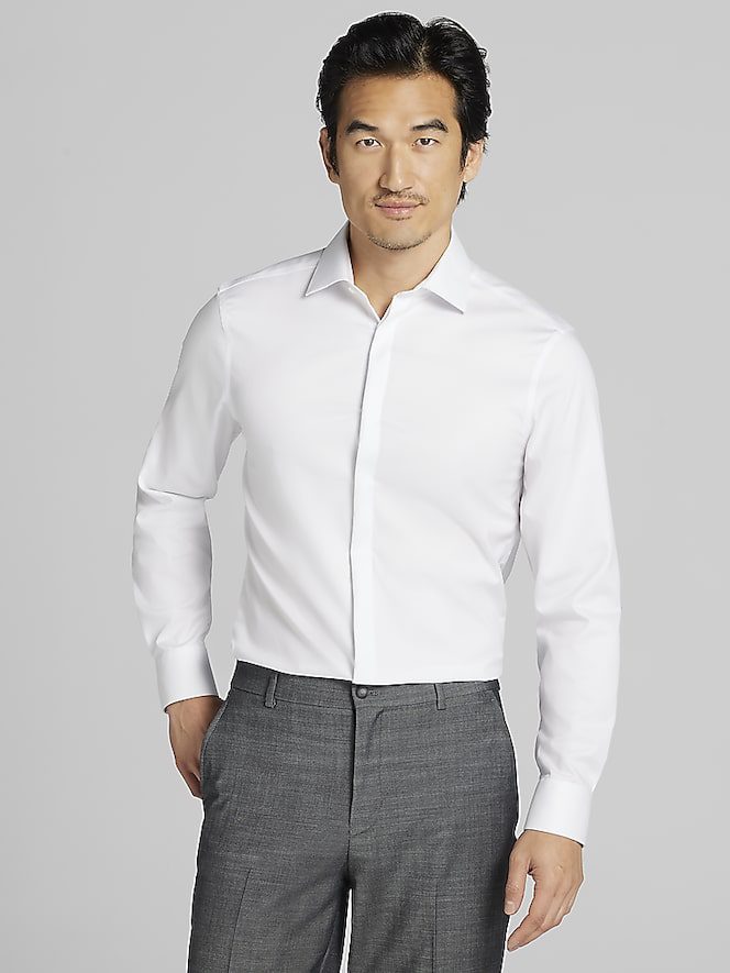 TMW_5B90_01_CALVIN_KLEIN_DRESS_SHIRTS_WHITE_SOLID_MAIN