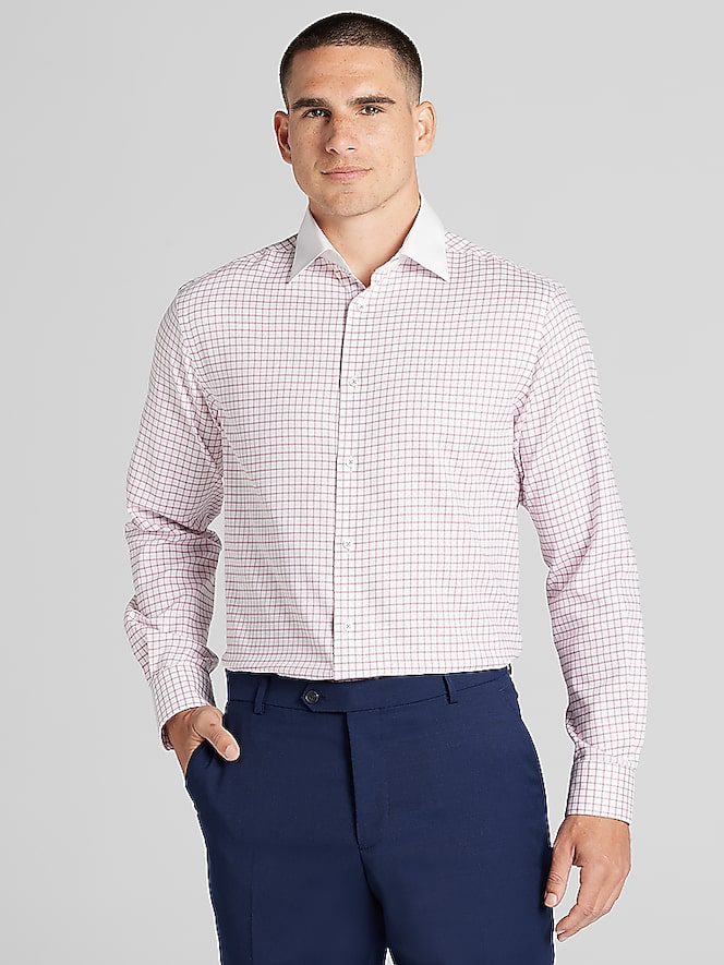 TMW_5BPU_25_JOSEPH_FEISS_DRESS_SHIRTS_BURGUNDY_MAIN