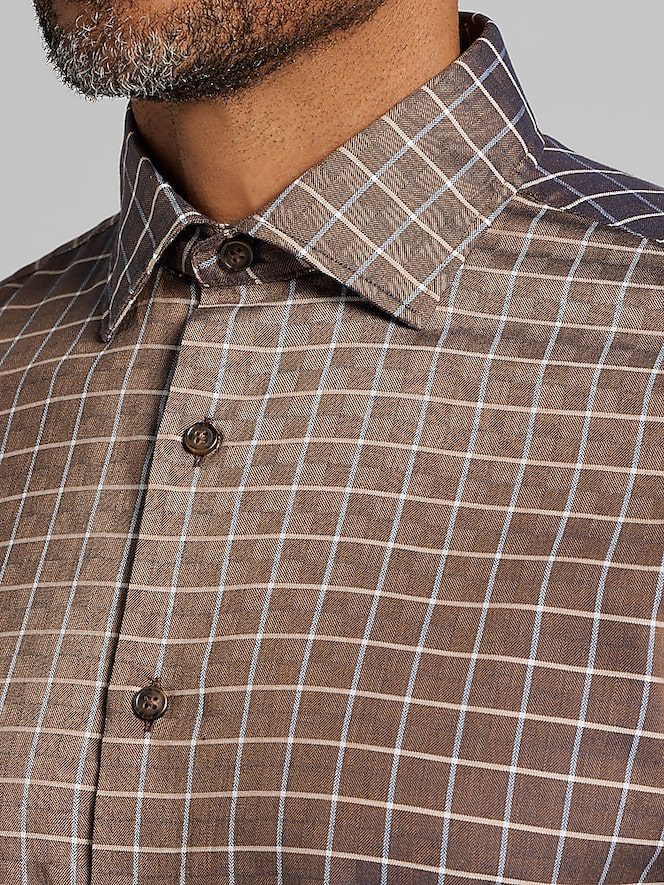TMW_6KBJ_03_JOSEPH_ABBOUD_BUTTON_UP_SHIRTS_BROWN_MAIN