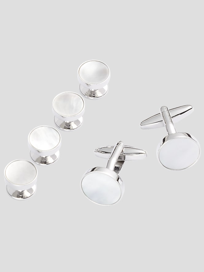 TMW_83AB_25_PRONTO_UOMO_CUFFLINK_STUD_SETS_SILVER_MAIN