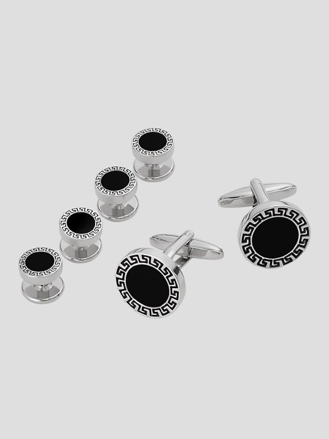 TMW_86AB_25_PRONTO_UOMO_CUFFLINK_STUD_SETS_SILVER_MAIN