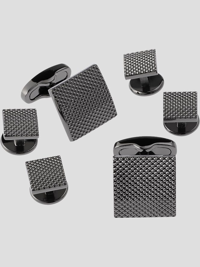 TMW_86NN_20_BLACK_BY_VERA_WANG_CUFFLINK_STUD_SETS_GUNMETAL_MAIN