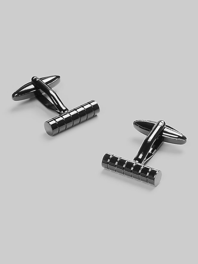 TMW_8AZB_02_PRONTO_UOMO_CUFFLINK_STUD_SETS_BLACK_MAIN