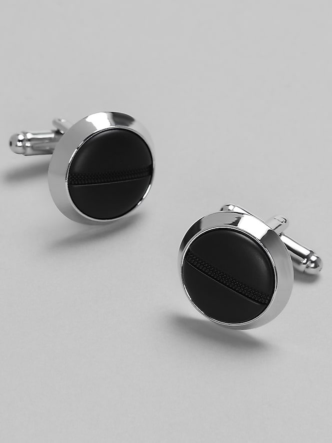 TMW_8BR7_25_PRONTO_UOMO_CUFFLINK_STUD_SETS_SILVER_MAIN